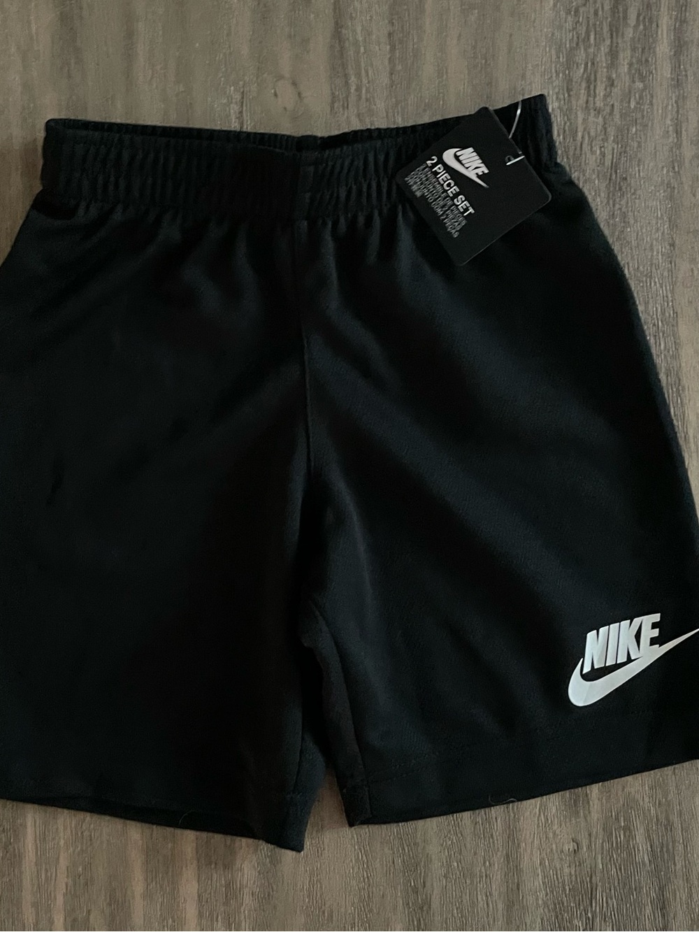 Nike Gray Tee and Black Athletic Shorts Set - Gray/Black - Picture 8 of 11